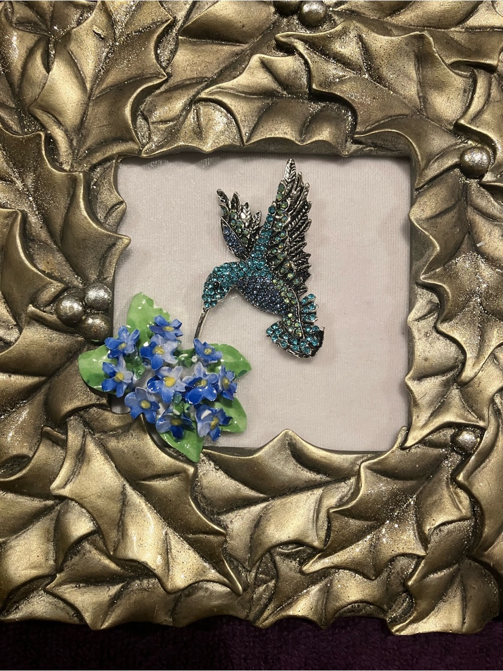 JEWELRY ART HOME DECOR WITH BLING! Created from vintage and new jewelry